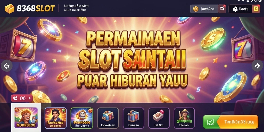 Screenshot gameplay 8368SLOT dengan tampilan mesin slot yang menarik.