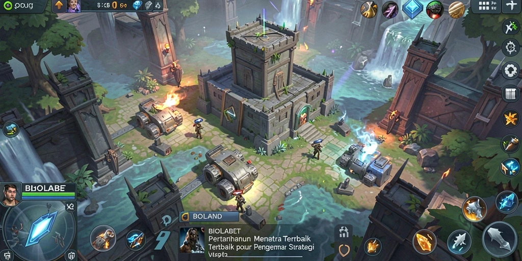 Gameplay seru dan menegangkan di BIOLABET Tower Defense.