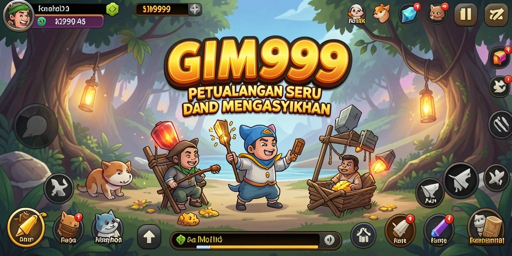 Tampilan gameplay GIM999 yang mengasyikkan dan interaktif.