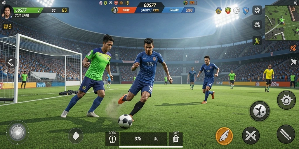 Tampilan gameplay seru dalam GUS77 yang membuat adrenaline bergejolak.