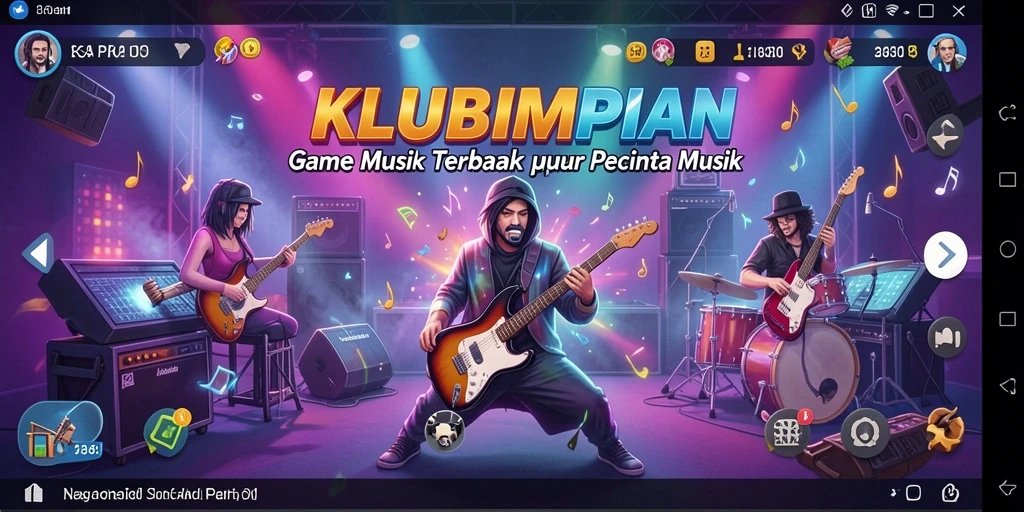 Tampilan screenshot utama KLUBIMPIAN dengan gameplay seru dan interaktif.
