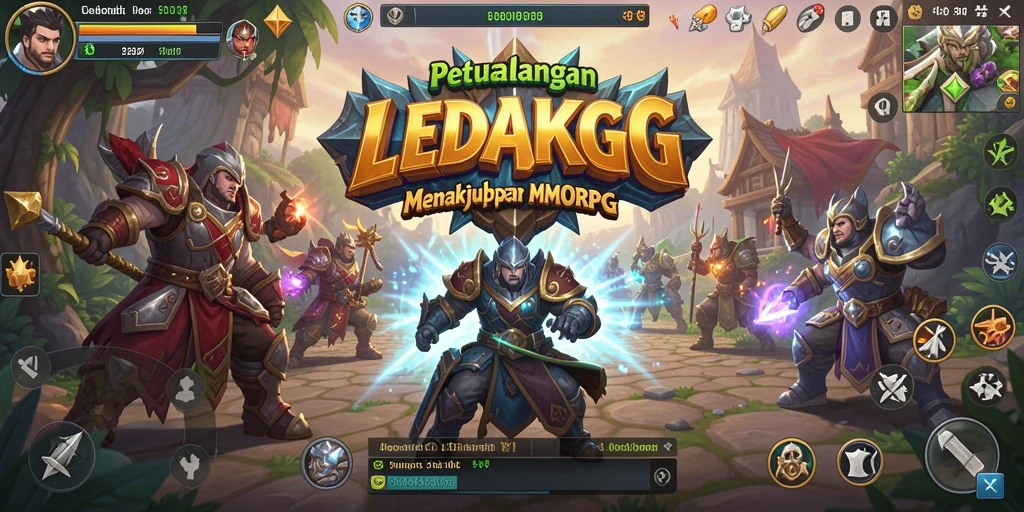 Screenshot menarik dari gameplay LEDAKGG yang penuh petualangan.