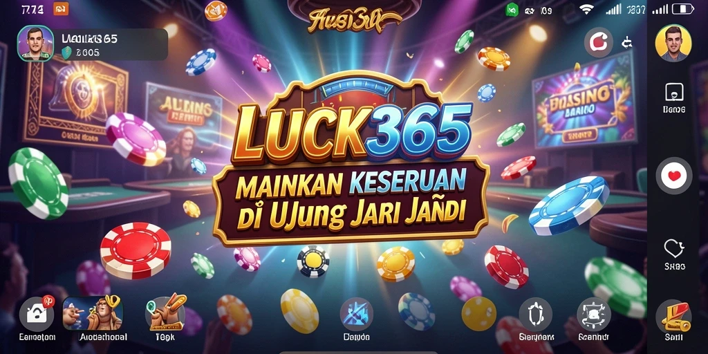 Tampilan permainan Kasino yang seru di LUCK365.