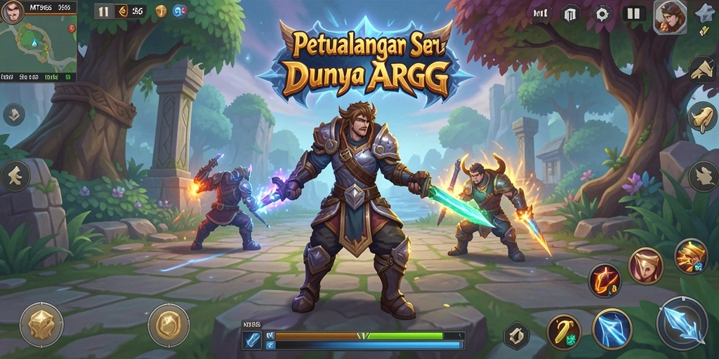 Tangkapan layar dari gameplay menarik dalam ARPG MT966.