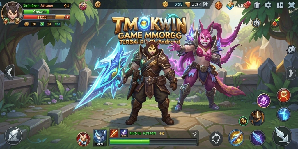 Tampilan screenshot gameplay TMOKWIN yang menampilkan aksi seru di dunia MMORPG.