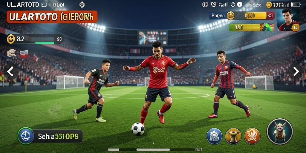 Tampilan gameplay ULARTOTO yang mendebarkan saat bertanding di lapangan.