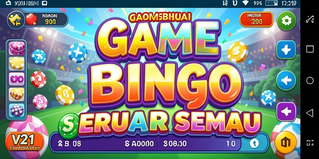 Tangkapan layar gameplay V21 yang menarik saat bermain Bingo.